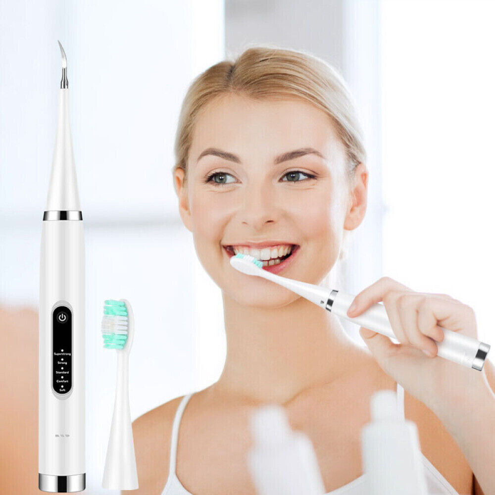 Ultrasonic Electric Tooth Cleaner and Dental Stain Remover Teeth Cleaning Kit