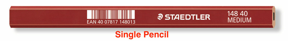 Staedtler Carpenters Pencils Woodwork Builders Lead Wood Marking Joiners Brick
