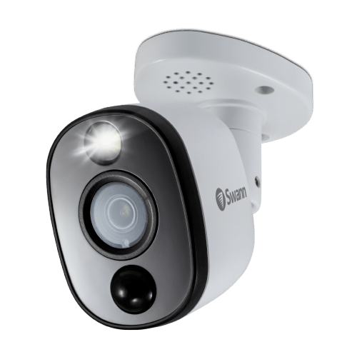 Swann 4K CCTV Camera Kit DVR 8-5680 8 Channel 1TB 4 x PRO-4KWLB Spotlight Siren
