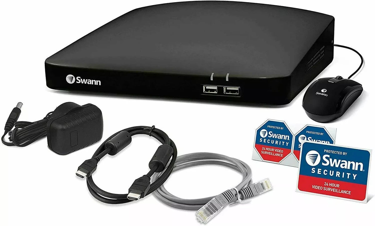 Swann DVR 4-4680 4 Channel 1080p HD 2TB Digital Video Recorder PIR HDMI VGA CCTV