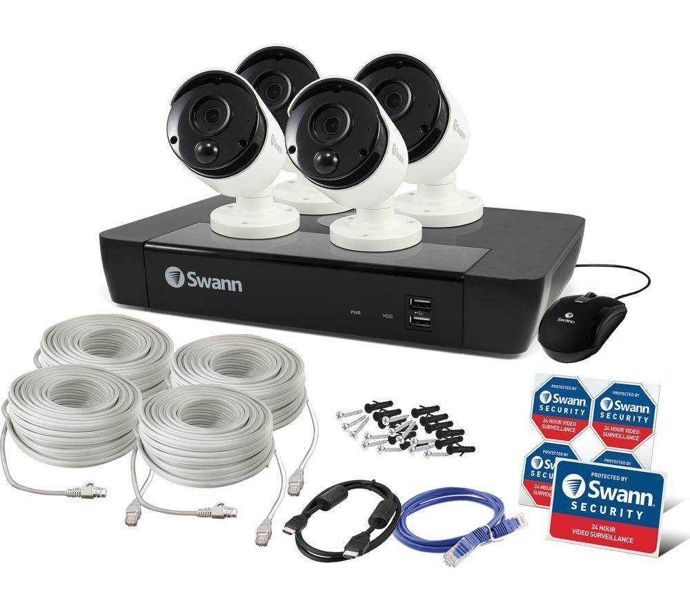 Swann Smart System PoE Camera 8580 16 Channel 4K CCTV NVR Recorder 2TB HDD HDMI