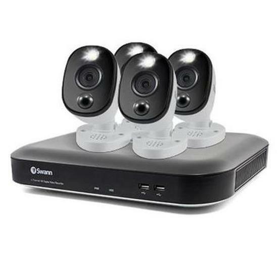Swann 4 Channel 4 Camera DVR Security System Wired Surveillance 4K HD DVR-5580
