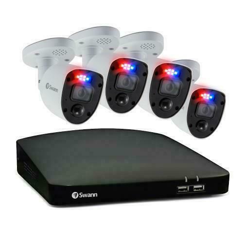 Swann DVR8-5680 8 Channel CCTV Kit with 4 PRO-4KRL Cameras and 2TB HDD